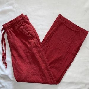 Old Navy High Waisted Wide Leg Linen Pants Size XS